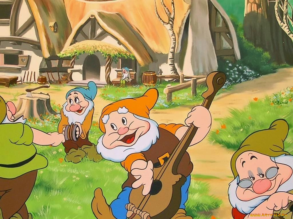 , snow, white, and, the, seven, dwarfs, disney, 